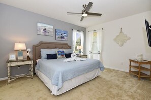 Family House, 6 Bedrooms | 7 bedrooms, premium bedding, iron/ironing board, free WiFi - 670 Watersong House 7 Bedroom by Florida Star (Davenport)