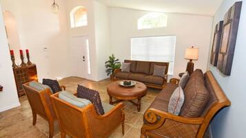 Family House, 4 Bedrooms | Living area | DVD player