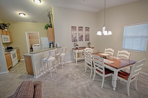 House, 2 Bedrooms | In-room dining - Castlegate Court Home 2 Bedroom by The VIR Group (Wildwood)