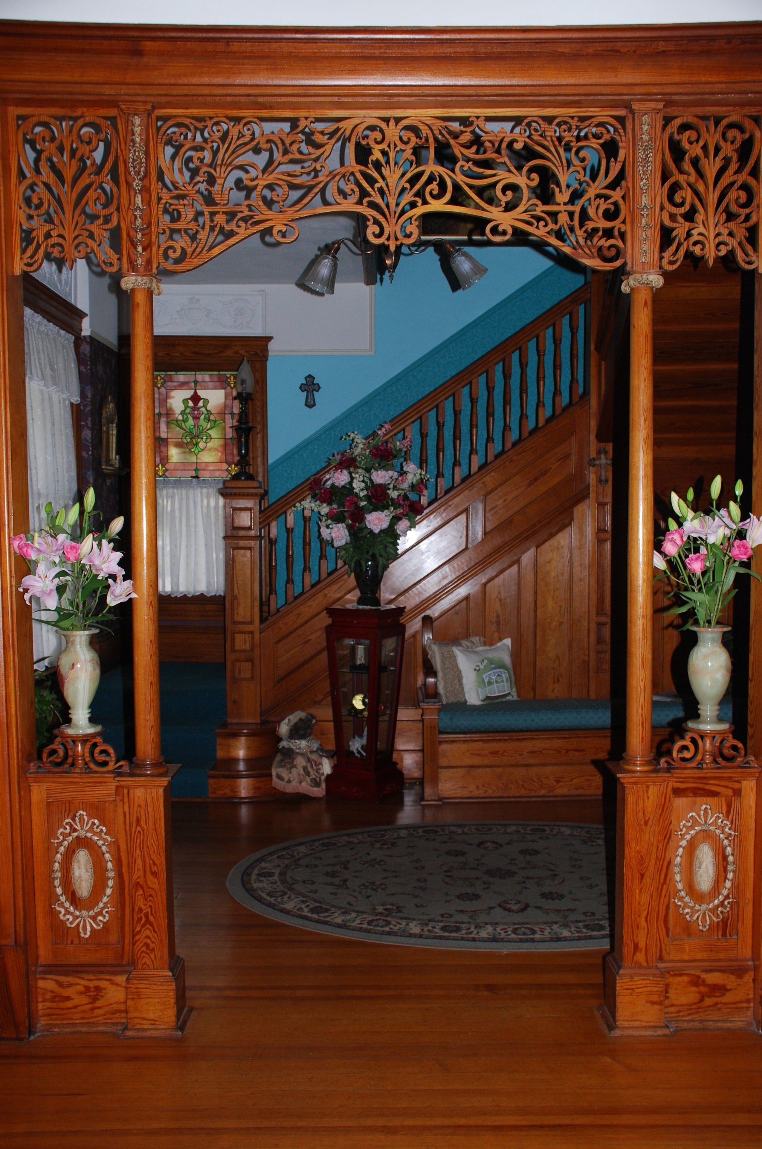Interior entrance