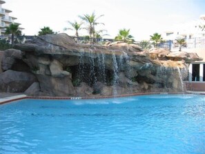Lejlighed - 1 enkeltseng - strandudsigt (Waterscape A622) | Udendørs pool