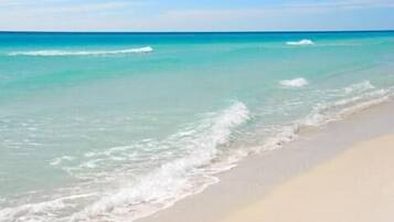 Accommodatie ligt op het strand