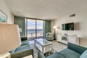 Flat-screen TV, DVD player - Carolina Dunes 304 2 Bedroom Condo by Luxury (Myrtle Beach)