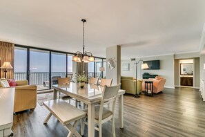 In-room dining - Carolina Dunes 304 2 Bedroom Condo by Luxury (Myrtle Beach)