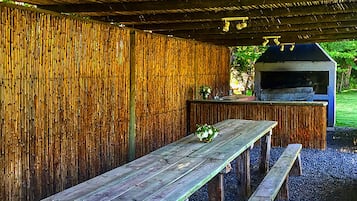 Espace banquet en plein air