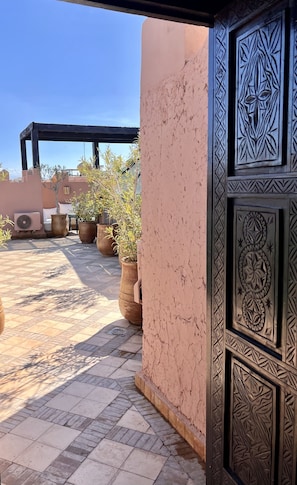Entrada de la propiedad