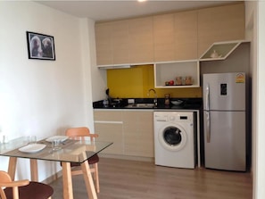 Luxury Beach Front Suites | Private kitchen | Fridge, microwave, stovetop, electric kettle