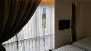 Desk, iron/ironing board (on request), free WiFi, bed sheets