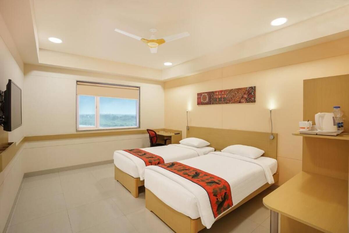 In-room safe, desk, soundproofing, iron/ironing board (on request)
