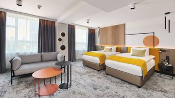 Premium-Zimmer, 2 Einzelbetten | Allergikerbettwaren, Zimmersafe, Schreibtisch