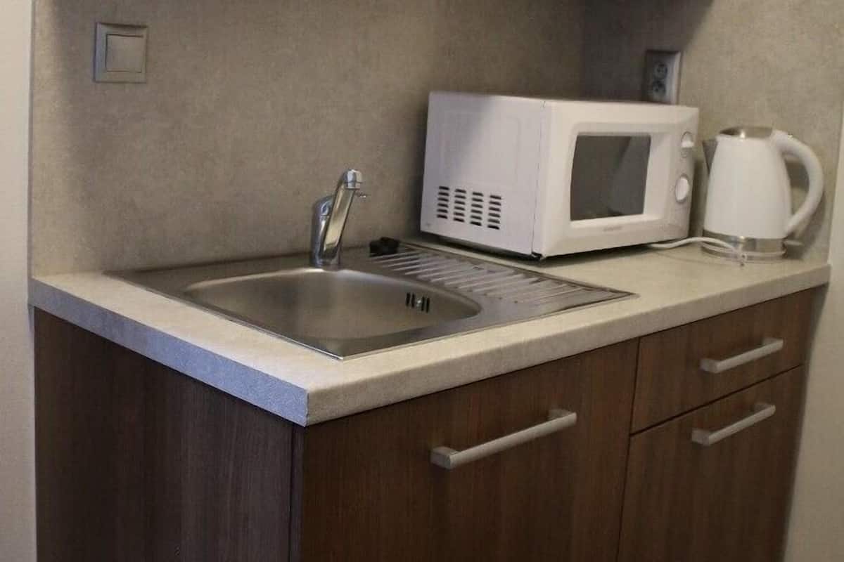 Twin Room (Disability Access) | Private kitchen | Fridge