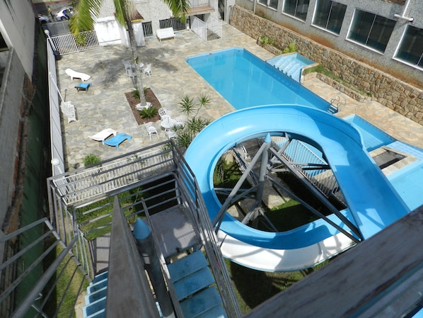 Indoor pool, outdoor pool