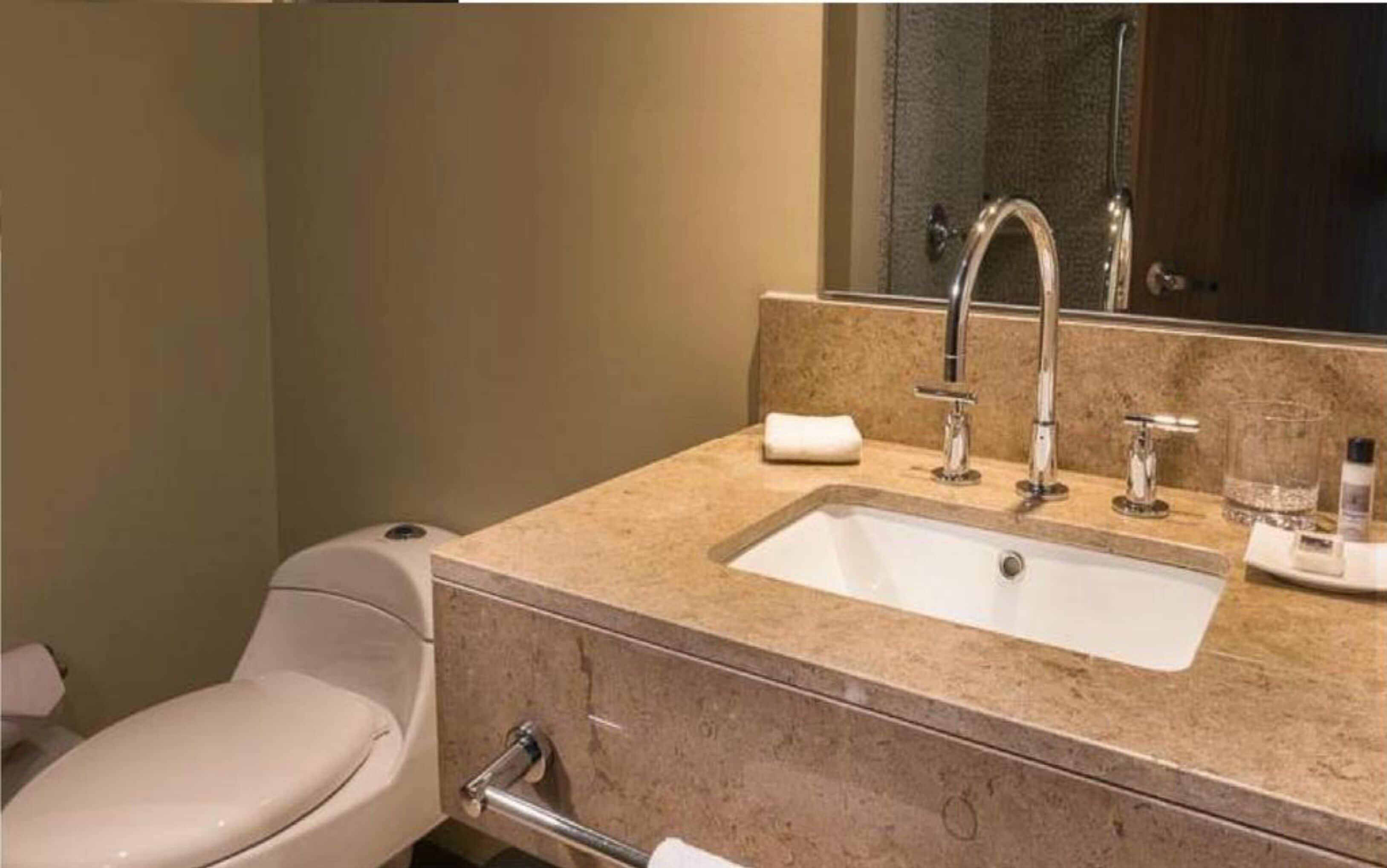 free toiletries, hair dryer, towels, soap