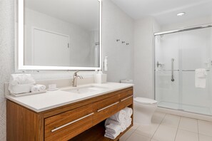 Badkamer met douche