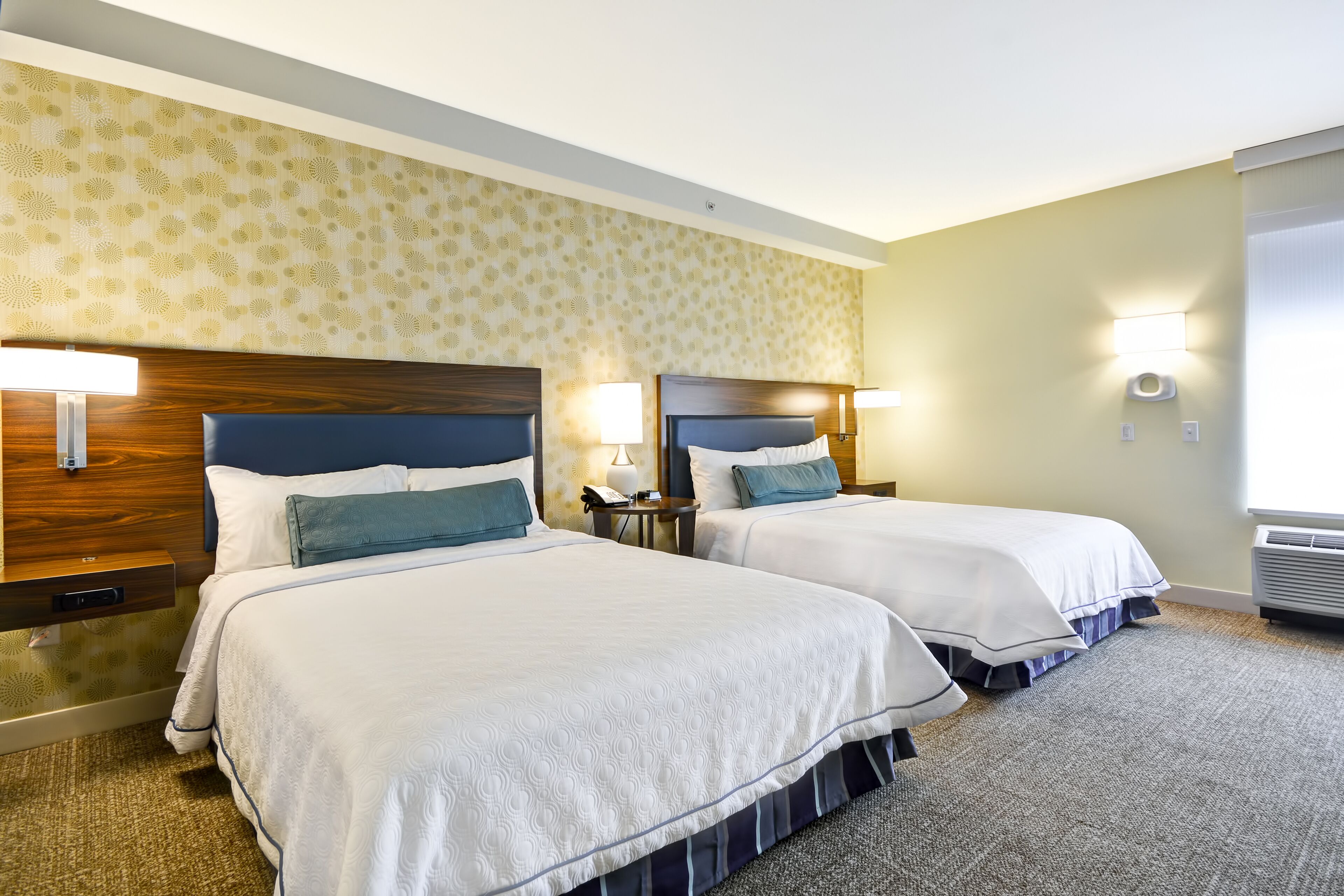 suite, 2 queen beds, accessible, non smoking (w/ bathtub) | desk, laptop workspace, blackout curtains, iron/ironing board