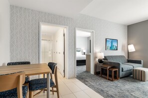 55-inch flat-screen TV with digital channels, TV, streaming services - Home2 Suites by Hilton Dallas Addison (Addison)