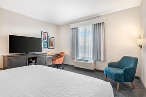 In-room safe, desk, laptop workspace, iron/ironing board