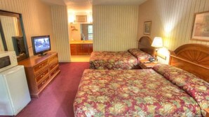 Desk, iron/ironing board (on request), WiFi (free) - Hofbrau Riverfront Hotel (Helen)