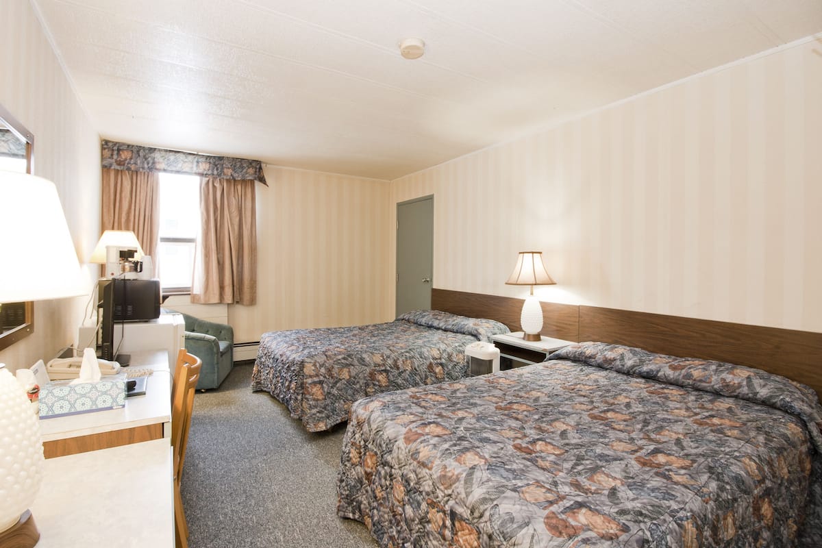 Standard Double Room, 2 Queen Beds, Smoking | Desk, iron/ironing board, rollaway beds, free WiFi