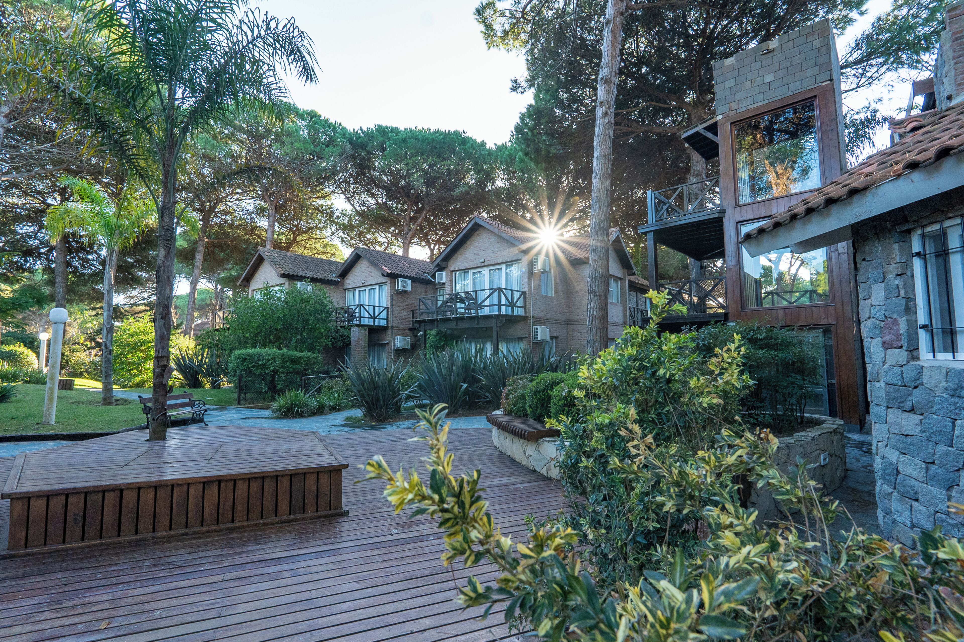 Majoituspaikan julkisivu