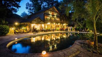 Front of property – evening/night