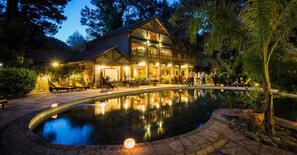 Front of property - evening/night