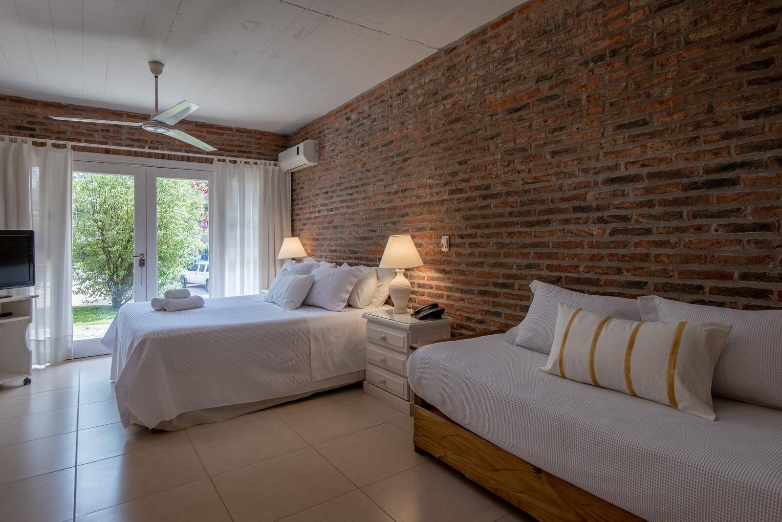 Premium bedding, down duvets, pillow-top beds, in-room safe