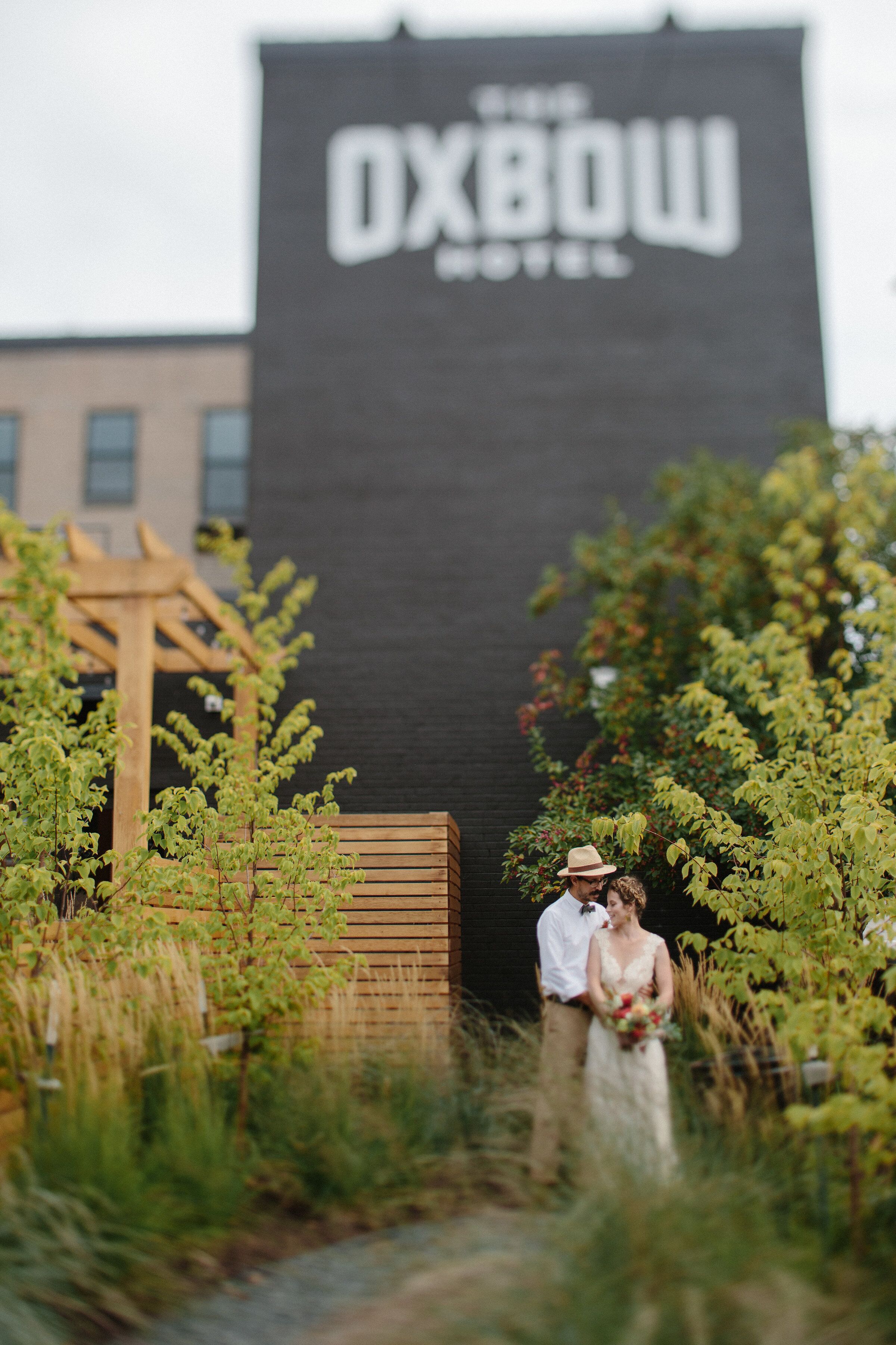 outdoor wedding area