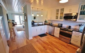 Fridge, microwave, coffee/tea maker