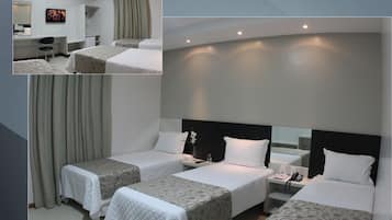 1 chambre, minibar, coffres-forts dans les chambres, bureau