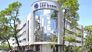 Façana frontal de l'allotjament