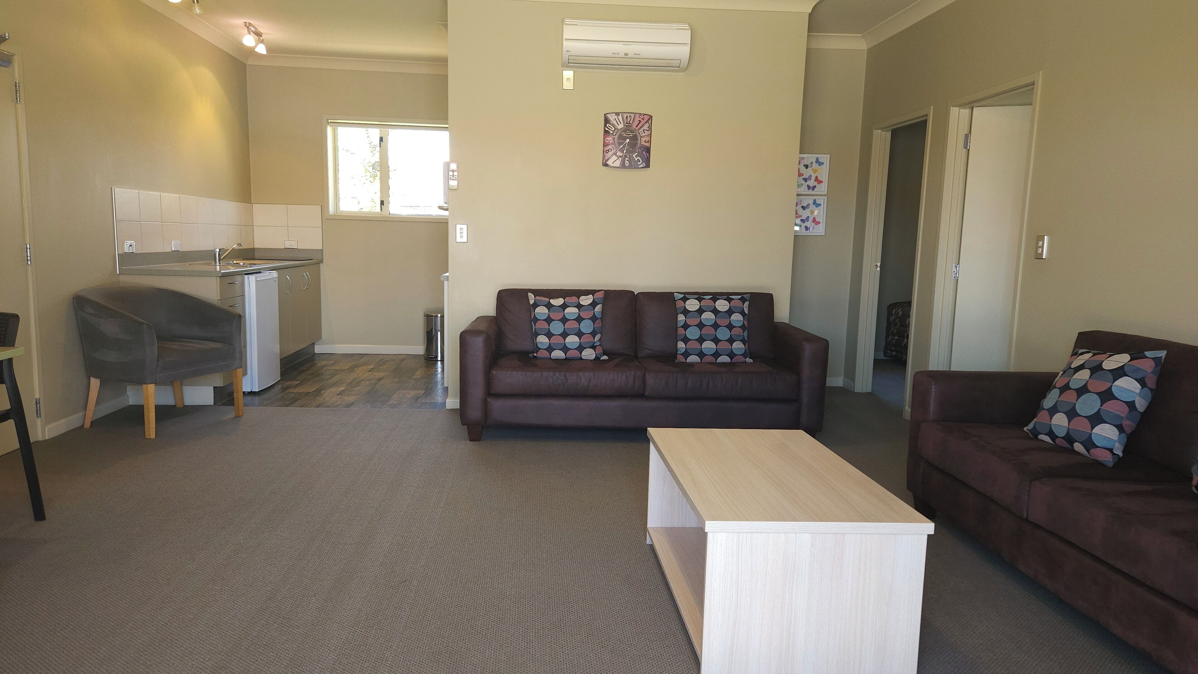 2 Bedroom Deluxe Apartment | Living area | LCD TV, DVD player