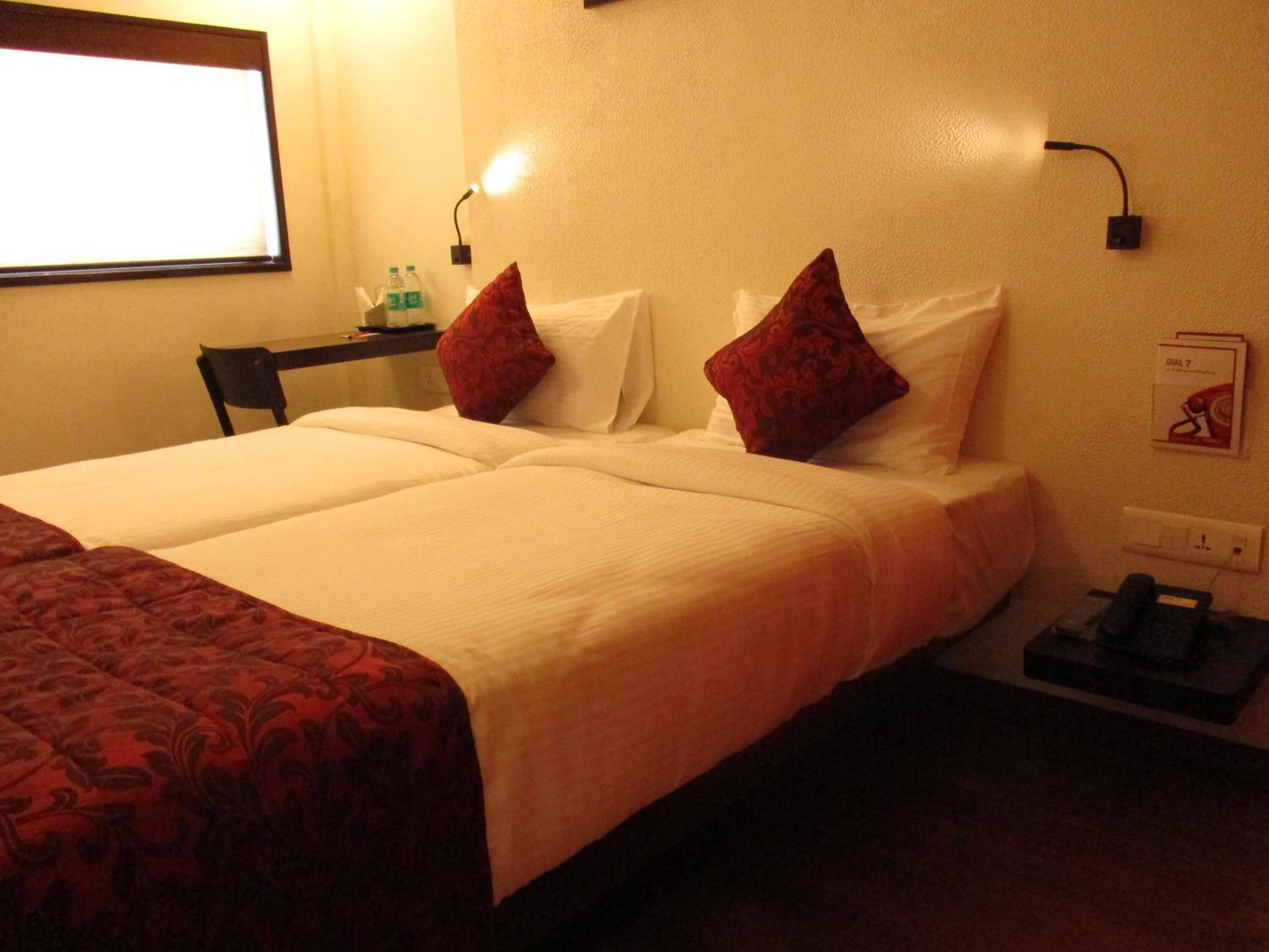 standard twin room | in-room safe, desk, blackout curtains, free wifi