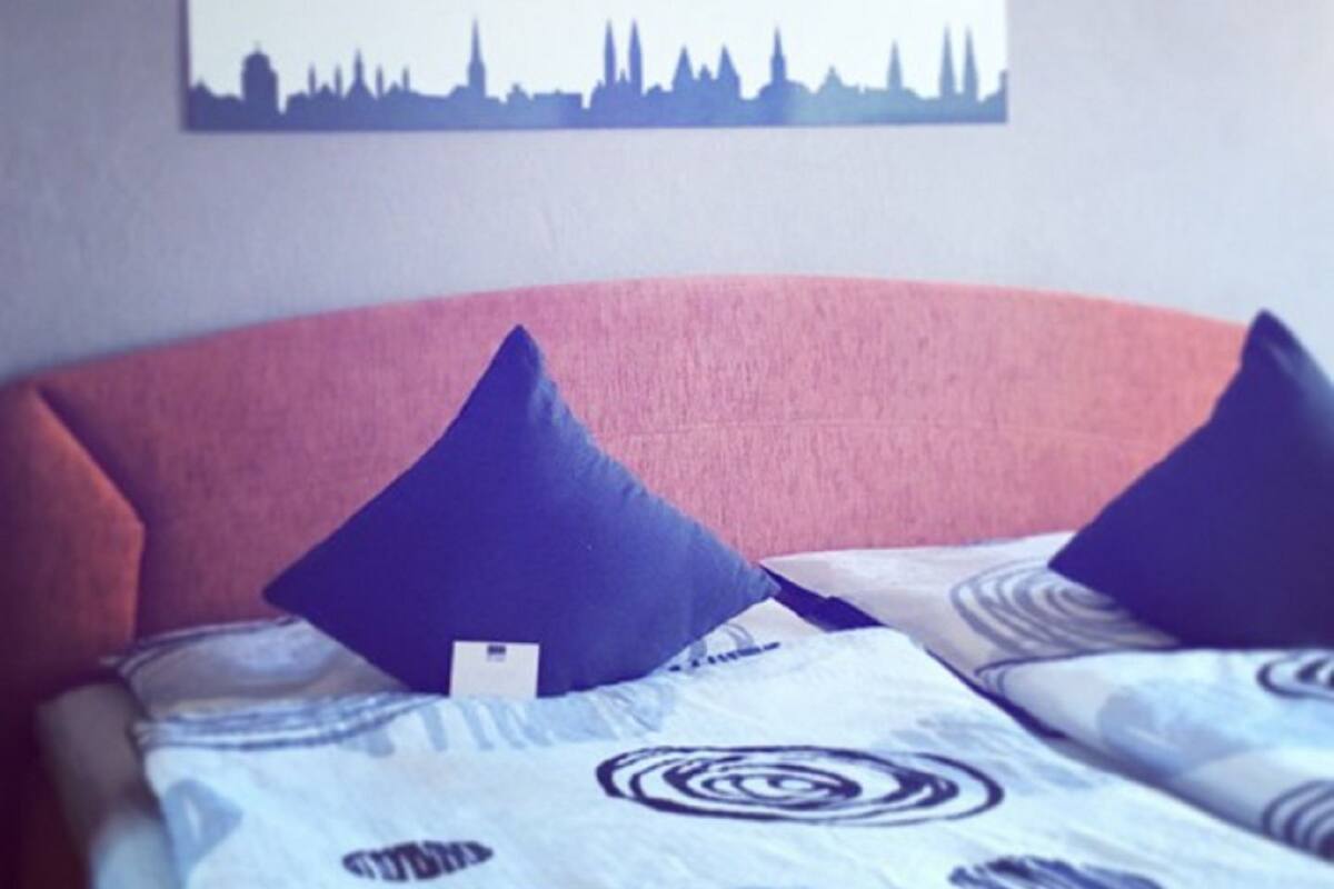 Phòng đôi phong cách cổ điển, quang cảnh sân vườn