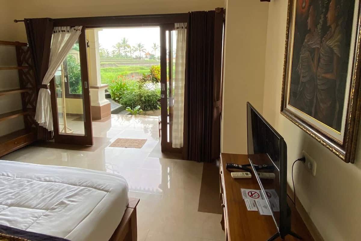 Panoramic-Ferienhaus, Gartenblick | 2 Schlafzimmer, individuell dekoriert, kostenloses WLAN