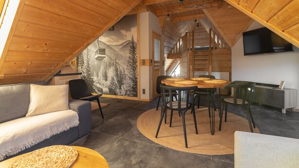 Apartment, 2 Bedrooms | Living area - Apartamenty Domino - Zakopane (Zakopane)