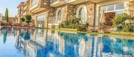 Majoituspaikan julkisivu