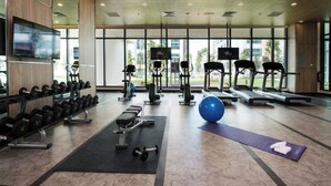 A gym with treadmills, stationary bikes, dumbbells, and exercise balls. - Somerset Damansara Utama Petaling Jaya (Petaling Jaya)