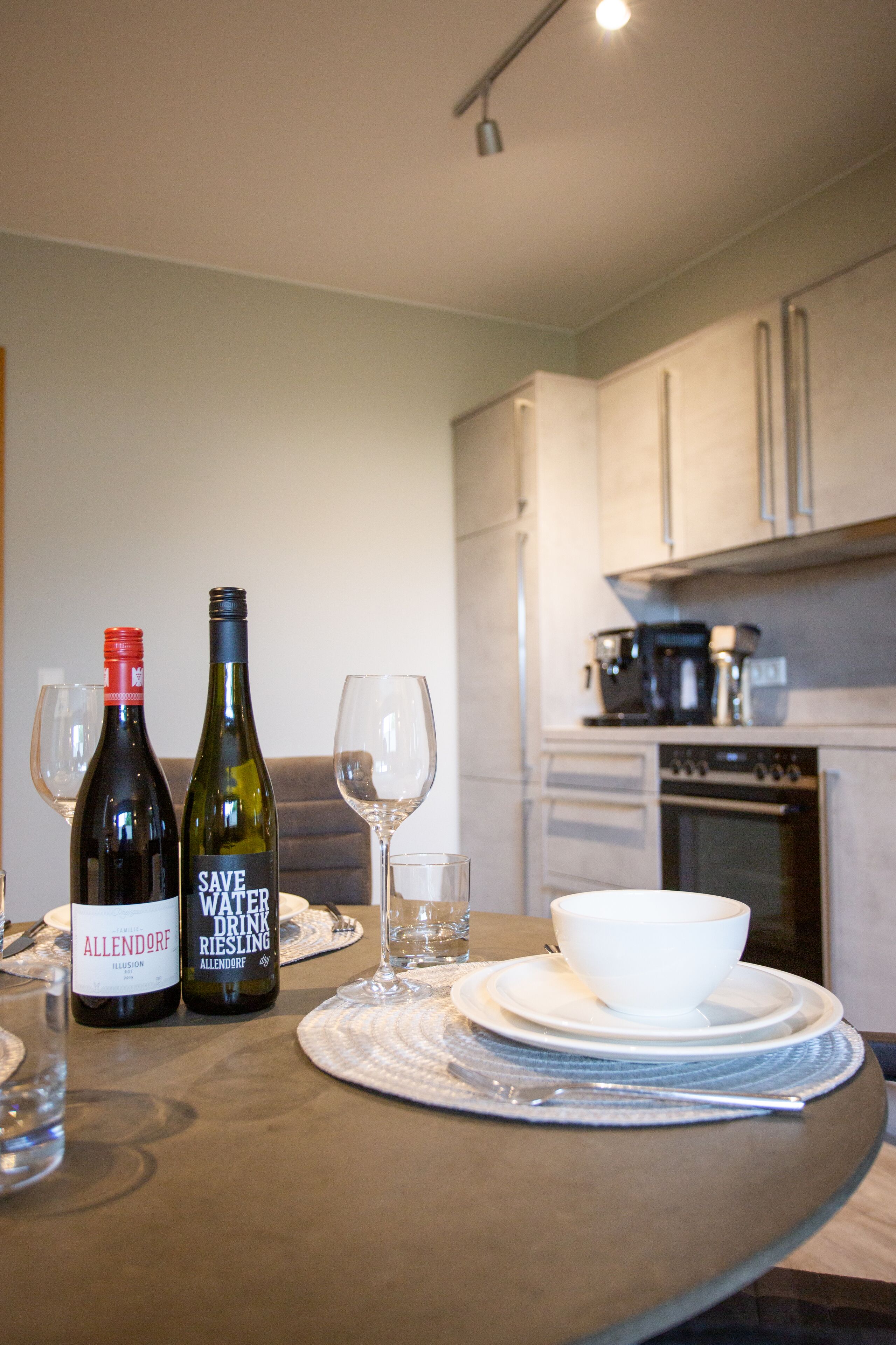 deluxe apartment | private kitchen | fridge, electric kettle