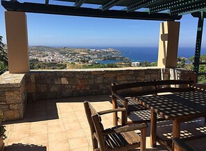 Panoramic Villa, Sea View | Terrace/patio - Wild Pear Villa (Malevizi)