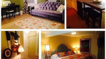 Room, Private Bathroom (John Henry) | Premium bedding, memory foam beds, desk, iron/ironing board