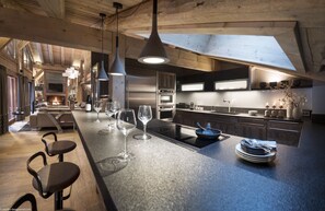 Living area - MGM Hôtels & Résidences – Résidence Le Cristal de Jade (Chamonix-Mont-Blanc)