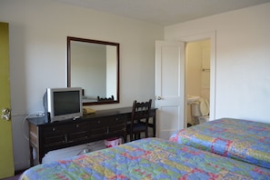Standard Room, 2 Queen Beds | Desk, iron/ironing board, free WiFi, bed sheets