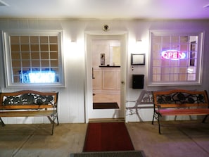 Interior entrance
