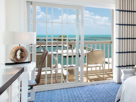 Egyptian cotton sheets, premium bedding, down comforters, in-room safe. Oceans Edge Key West Resort, Hotel & Marina