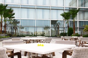 Frokost, lunsj og middag serveres, internasjonale retter 