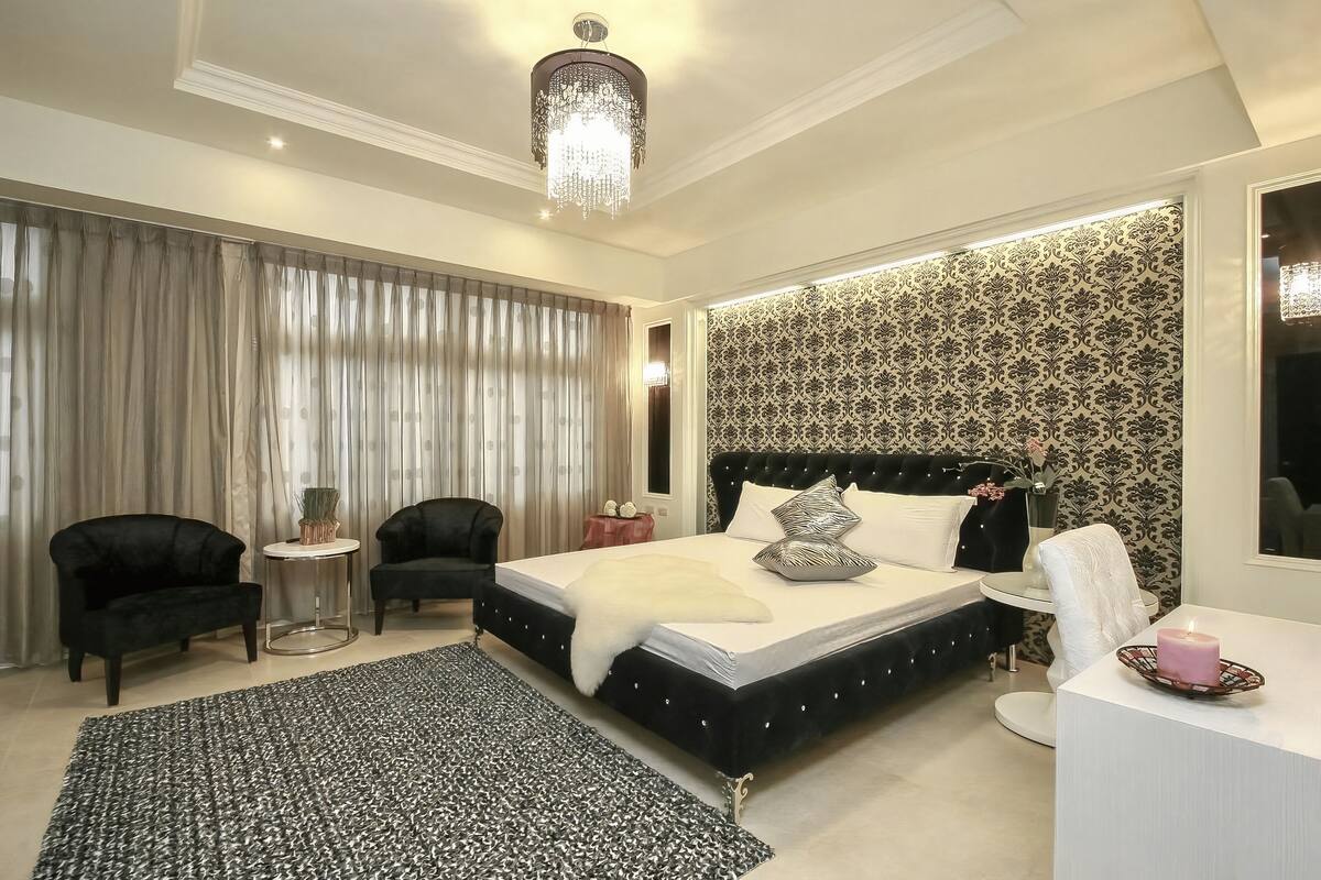 Premium bedding, down duvets, individually decorated