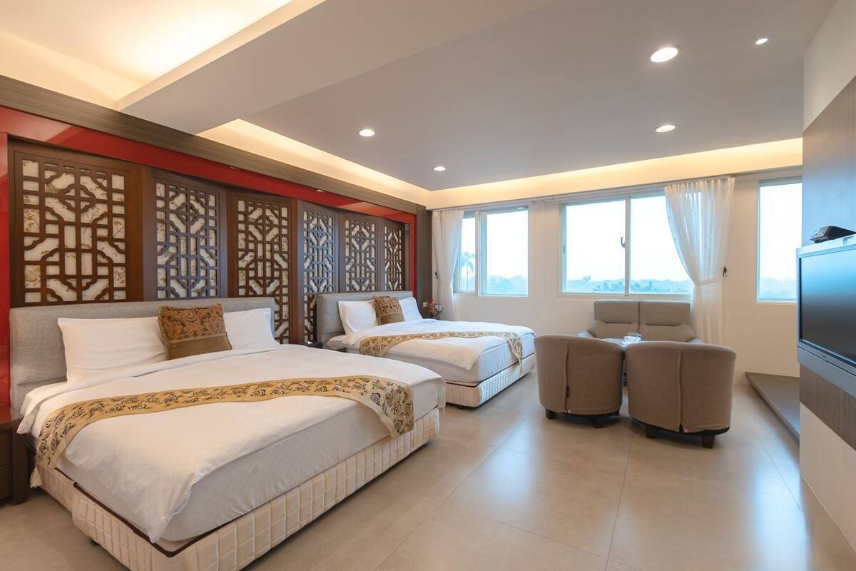 Premium bedding, down duvets, individually decorated
