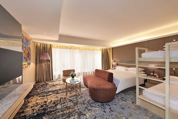 Family Room, 1 Bedroom | In-room safe, desk, soundproofing, iron/ironing board