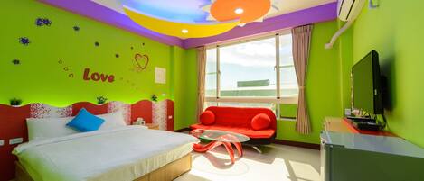 201 雙人房(免費停兩部車,先到先得) | 書桌、遮光布/窗簾、隔音、折疊床/加床